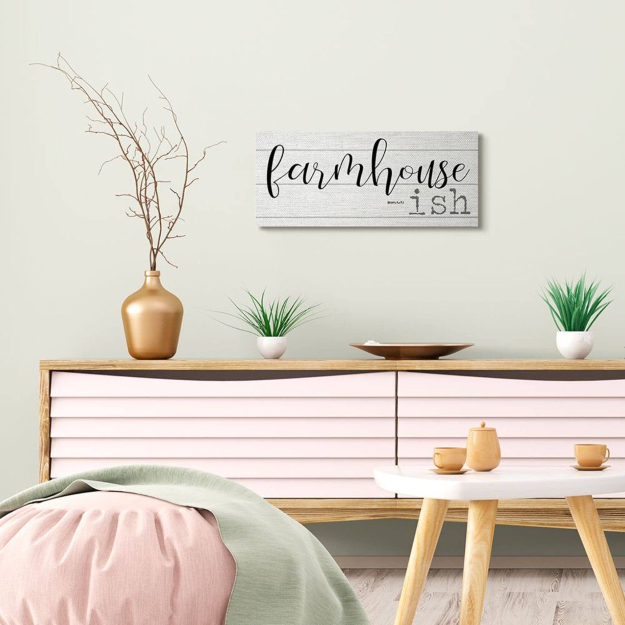 Stupell Industries 24'' Farmhouse-ish Stretched Canvas Wall Art